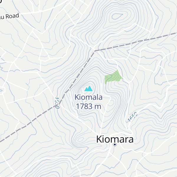 Map of Kiomala