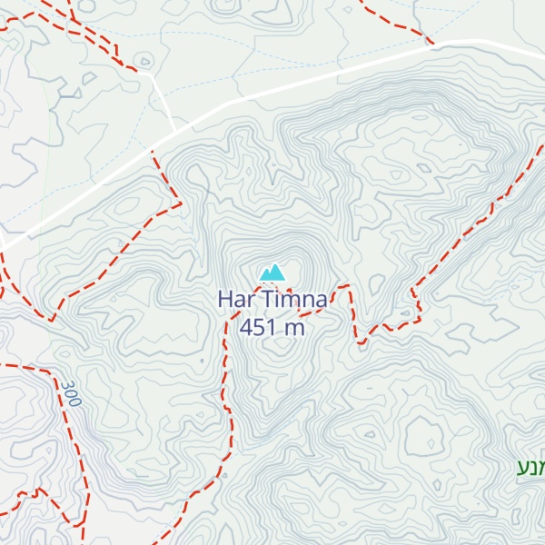 Map of Har Timna