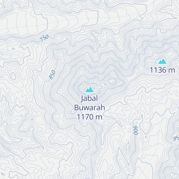 Map of Jabal Buwarah