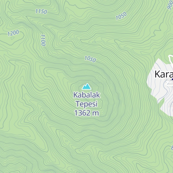 Map of Kabalak Tepesi