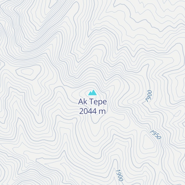 Map of Ak Tepe
