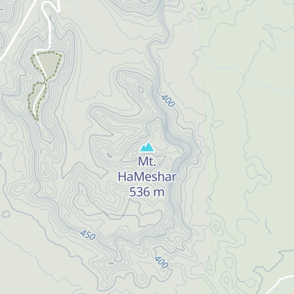 Map of Mt. HaMeshar