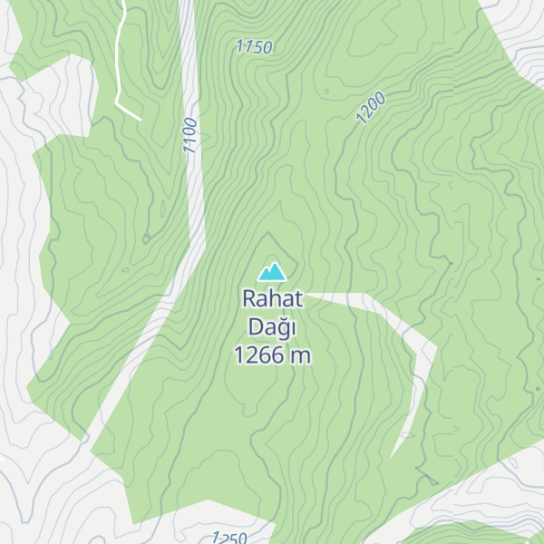 Map of Rahat Dağı