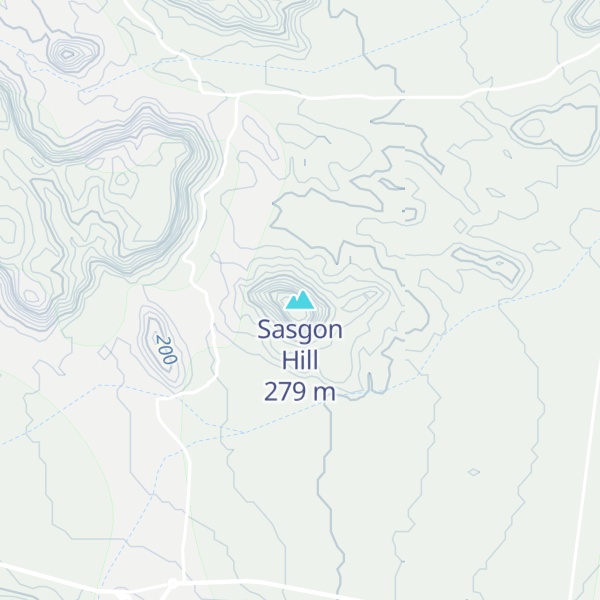 Map of Sasgon Hill