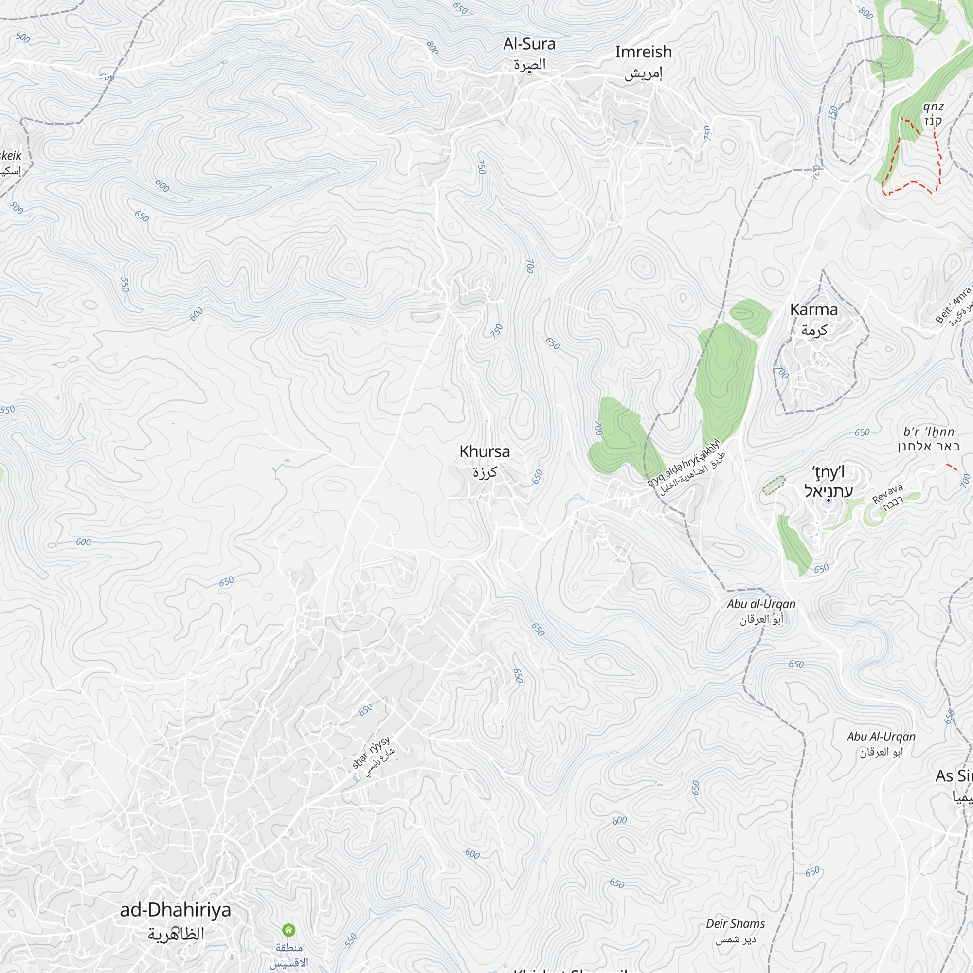 كرزة map