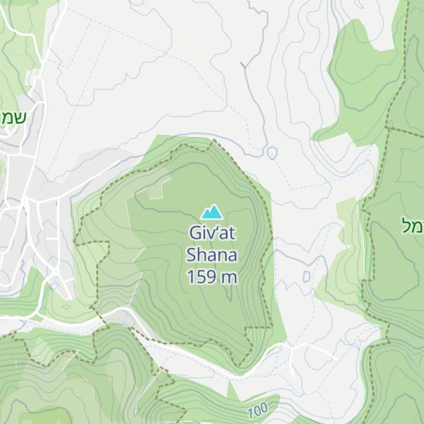Map of Giv‘at Shana