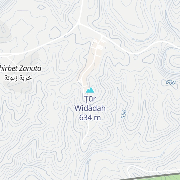 Map of Ţūr Widādah