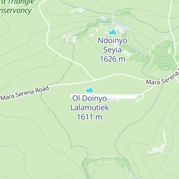 Map of Ol Doinyo Lalamutiek