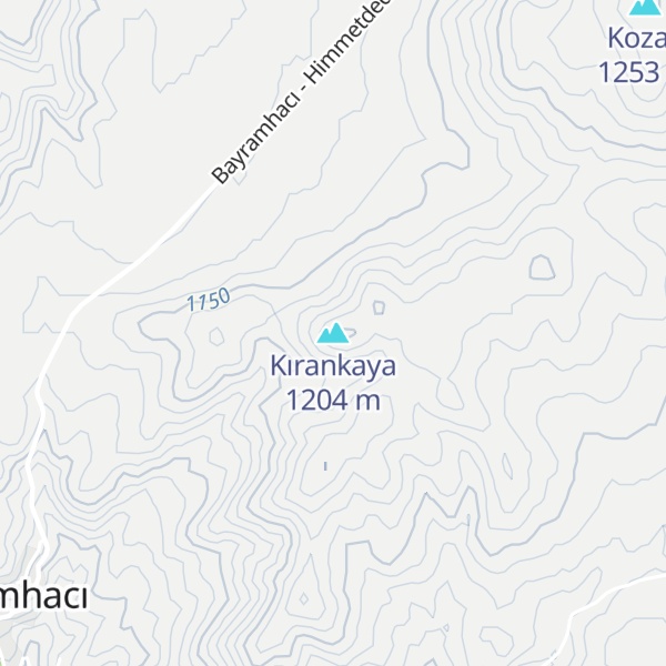 Map of Kırankaya