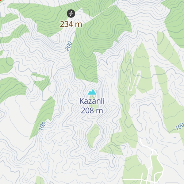Map of Kazanli