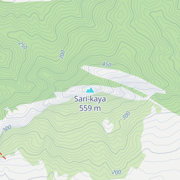 Map of Sari-kaya