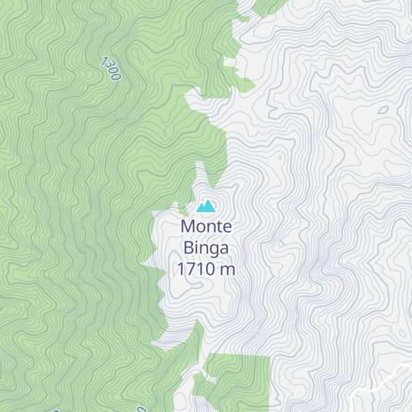 Map of Monte Binga