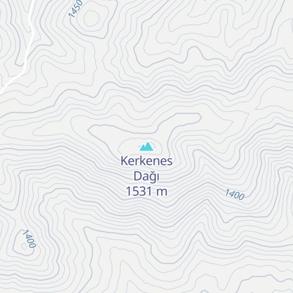 Map of Kerkenes Dağı