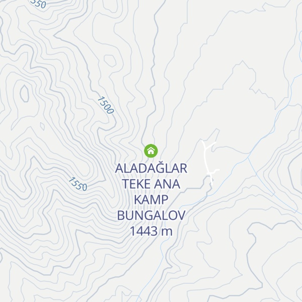 Map of ALADAĞLAR TEKE ANA KAMP BUNGALOV