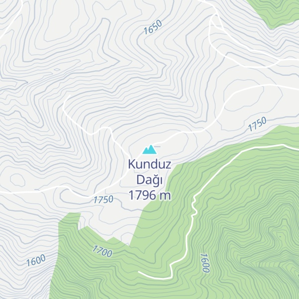 Map of Kunduz Dağı