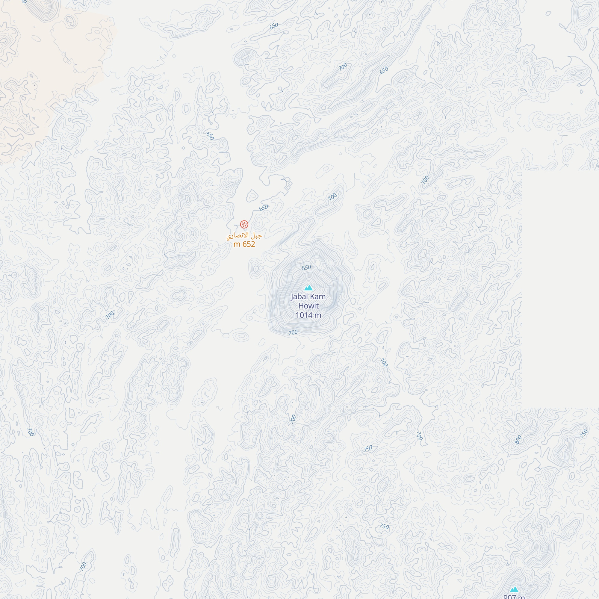 جيل النصاري map