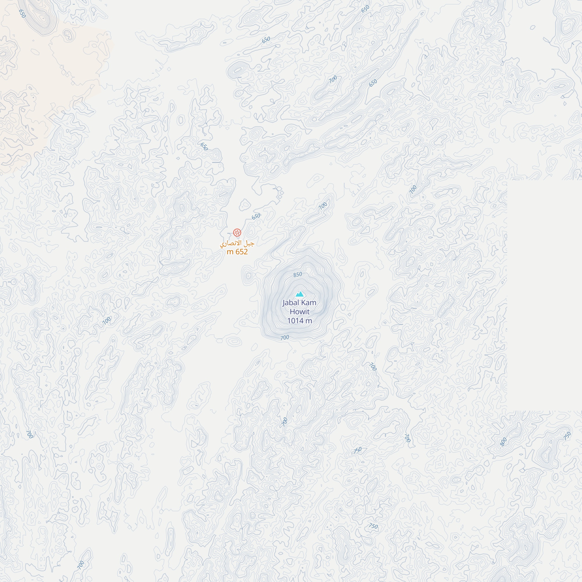 جبل النصاري map