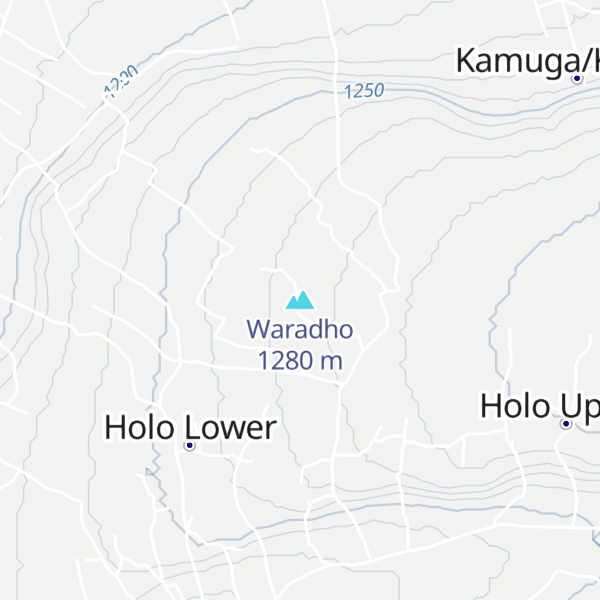 Map of Waradho