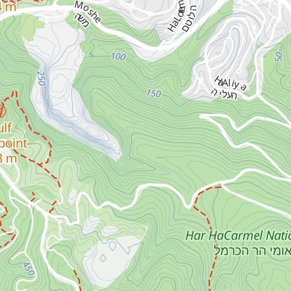 Map of Giv‘at Nesher
