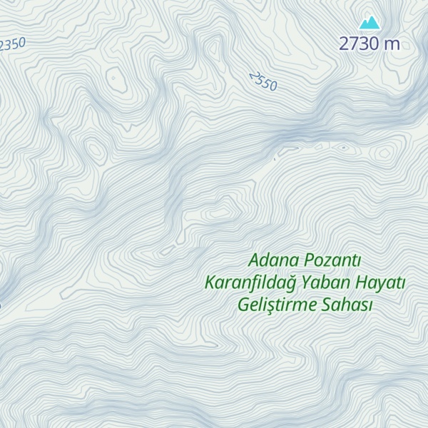 Map of Karanfil Dağı