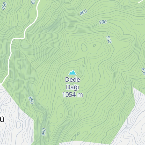 Map of Dede Dağı