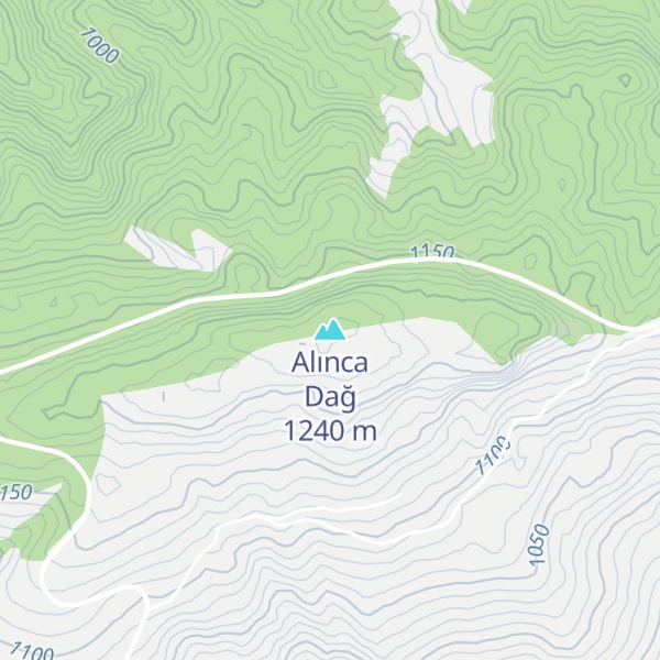 Map of Alınca Dağ