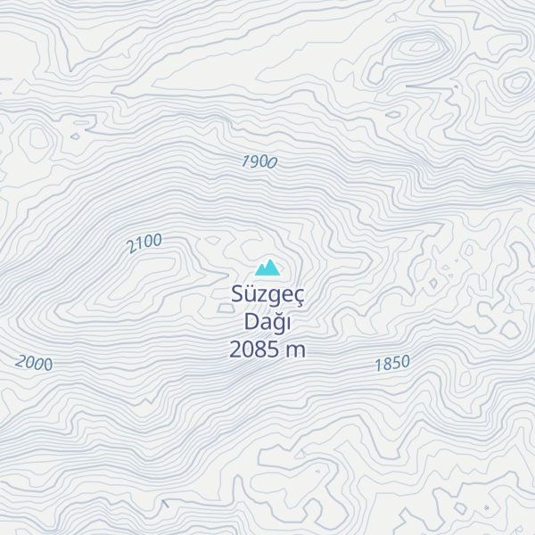 Map of Süzgeç Dağı
