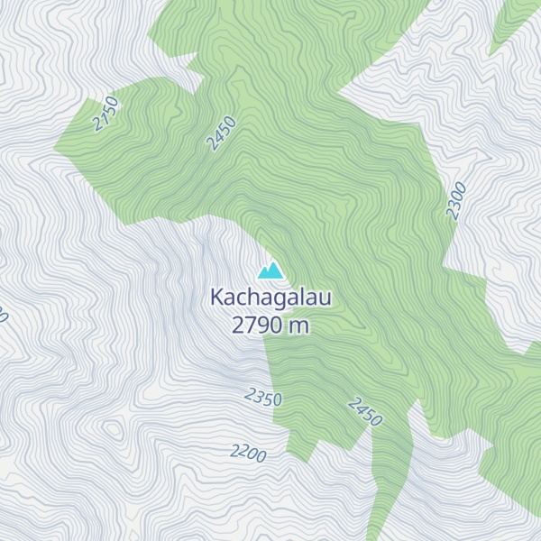Map of Kachagalau