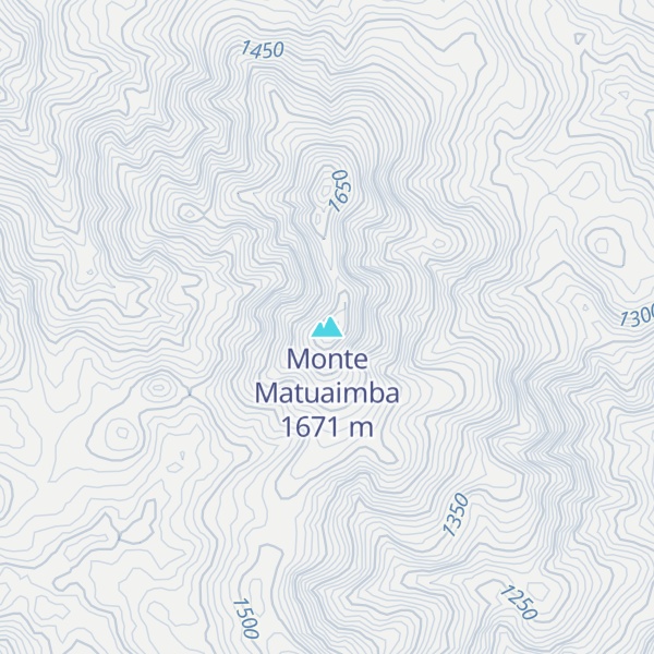 Map of Monte Matuaimba