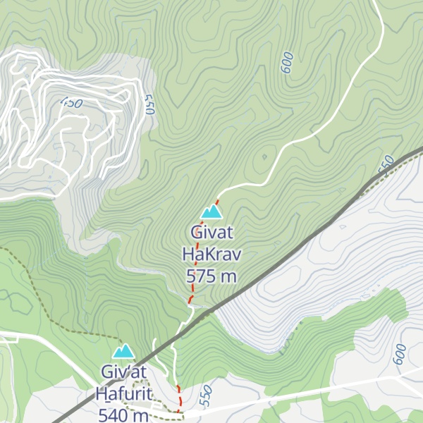 Map of Givat HaKrav