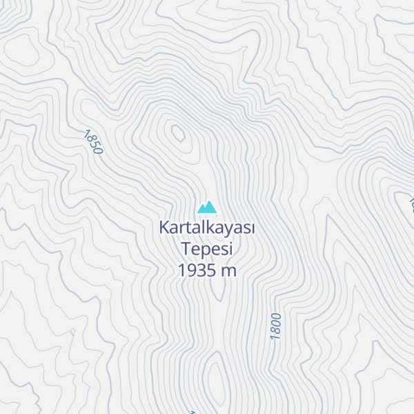 Map of Kartalkayası Tepesi