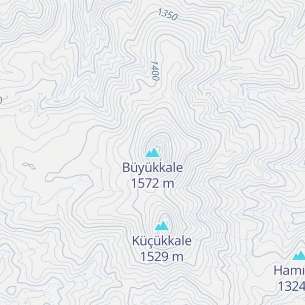 Map of Büyükkale