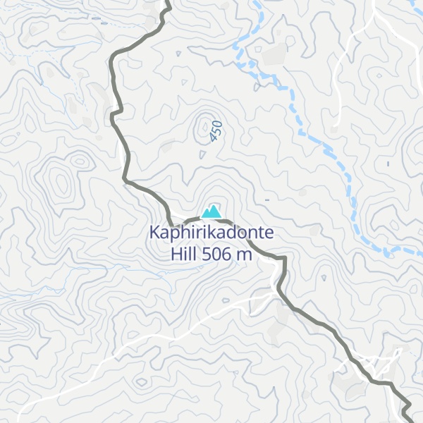 Map of Kaphirikadonte Hill