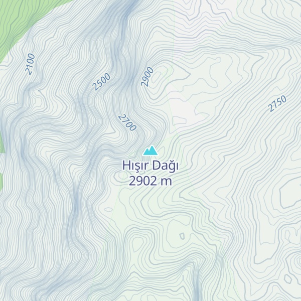 Map of Hışır Dağı