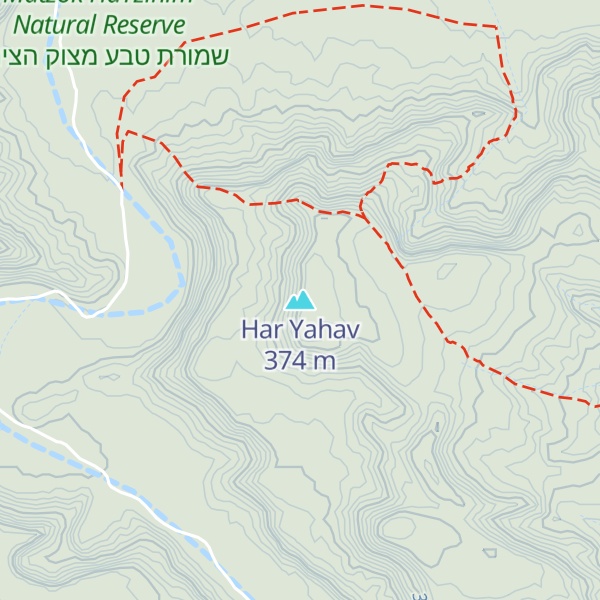 Map of Har Yahav