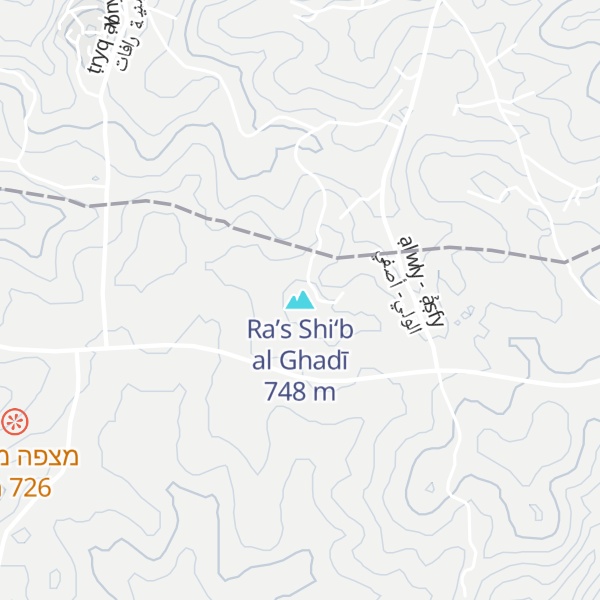 Map of Ra’s Shi‘b al Ghadī