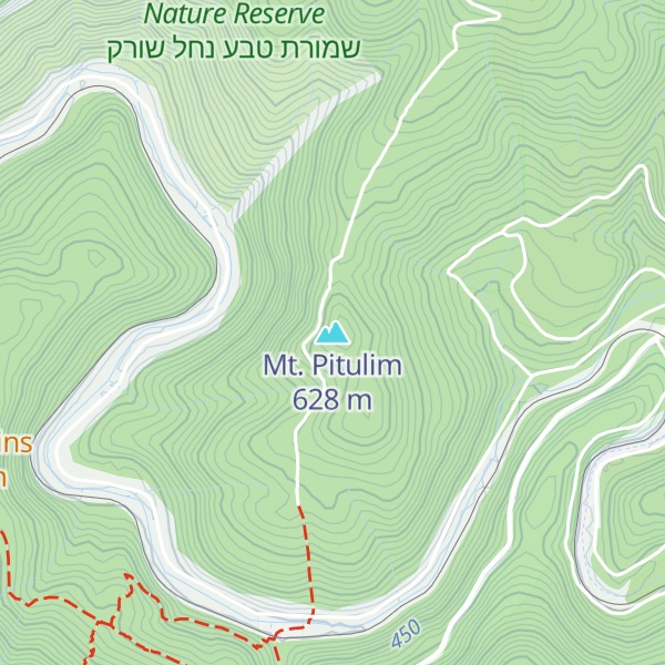 Map of Mt. Pitulim