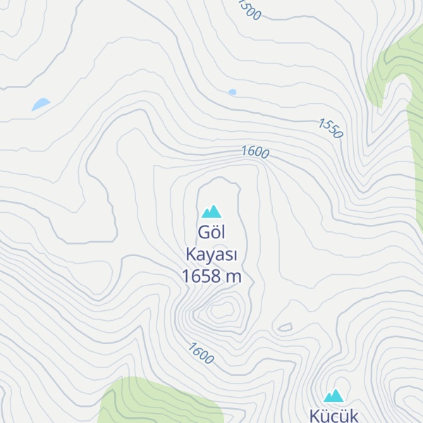 Map of Göl Kayası