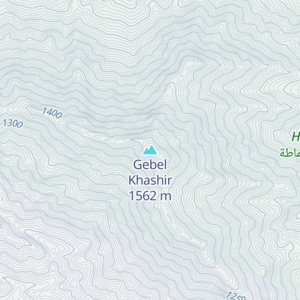Map of Gebel Khashir