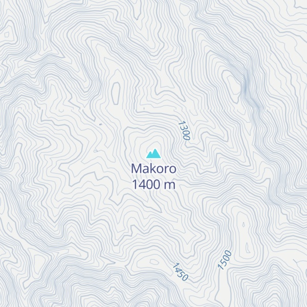 Map of Makoro