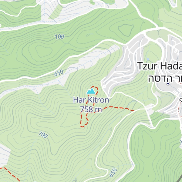 Map of Har Kitron