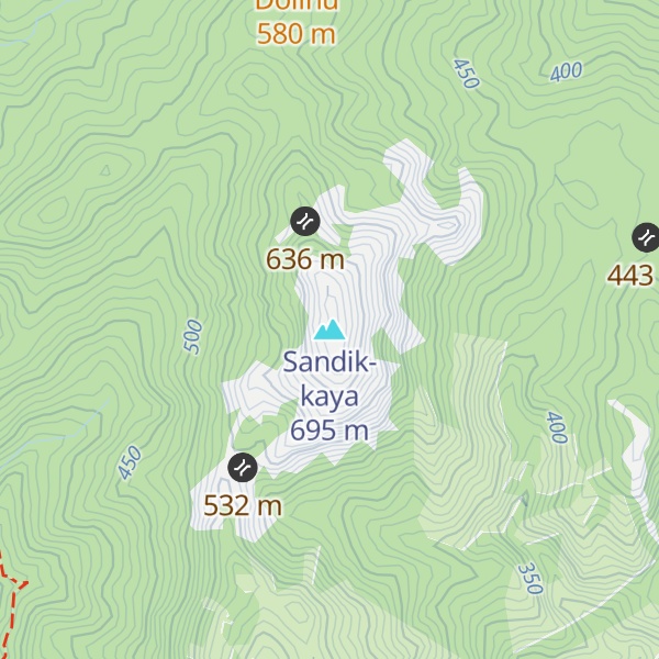 Map of Sandik-kaya