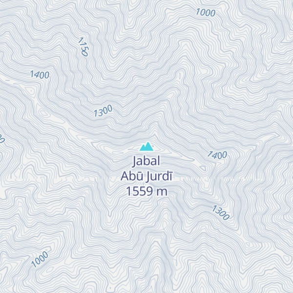 Map of Jabal Abū Jurdī