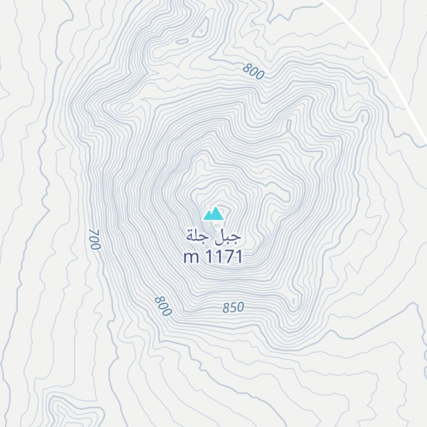 Map of جبل جلة