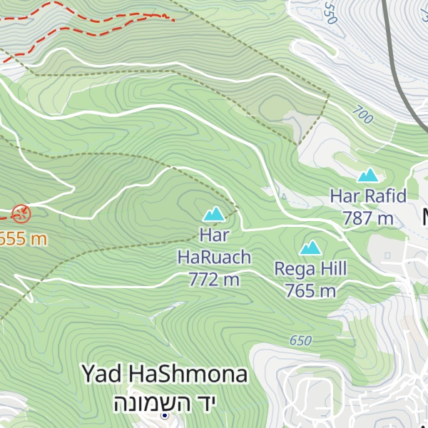 Map of Har HaRuach