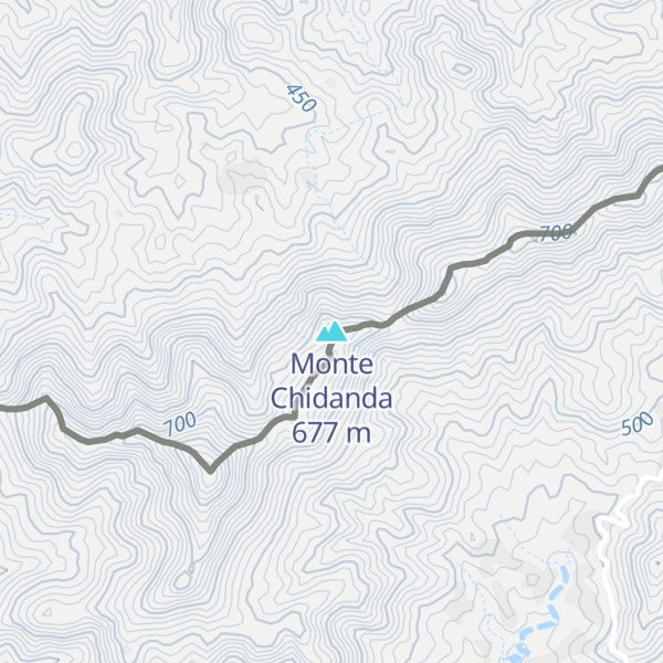 Map of Monte Chidanda