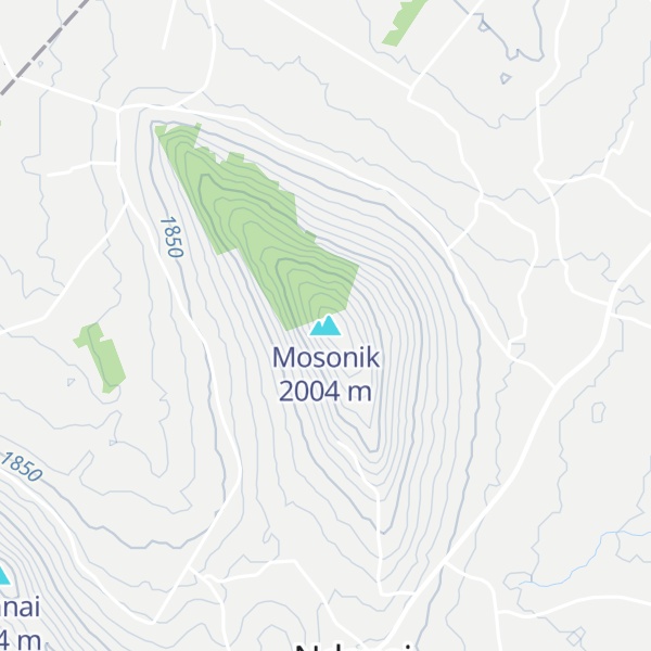 Map of Mosonik