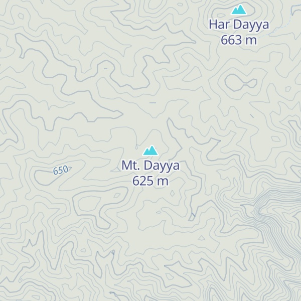 Map of Mt. Dayya