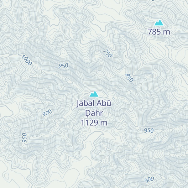 Map of Jabal Abū Ḑahr