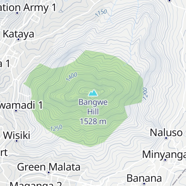 Map of Bangwe Hill
